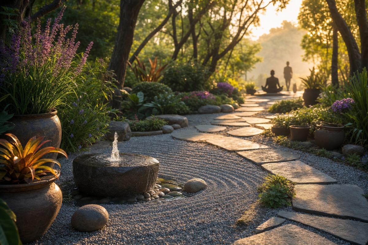 Zwischen Zen und Pflanzenliebe: Ein Schweizer Garten als Rückzugsort