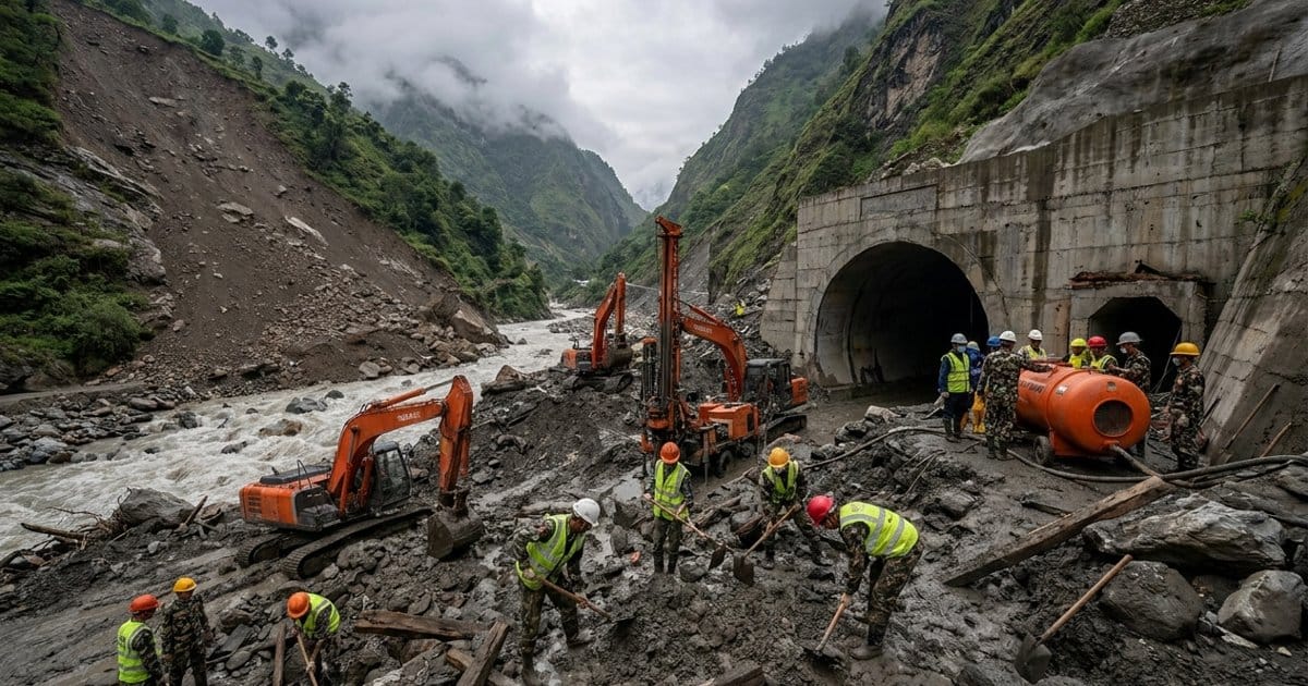 Hunderte in Tunneln gefangen