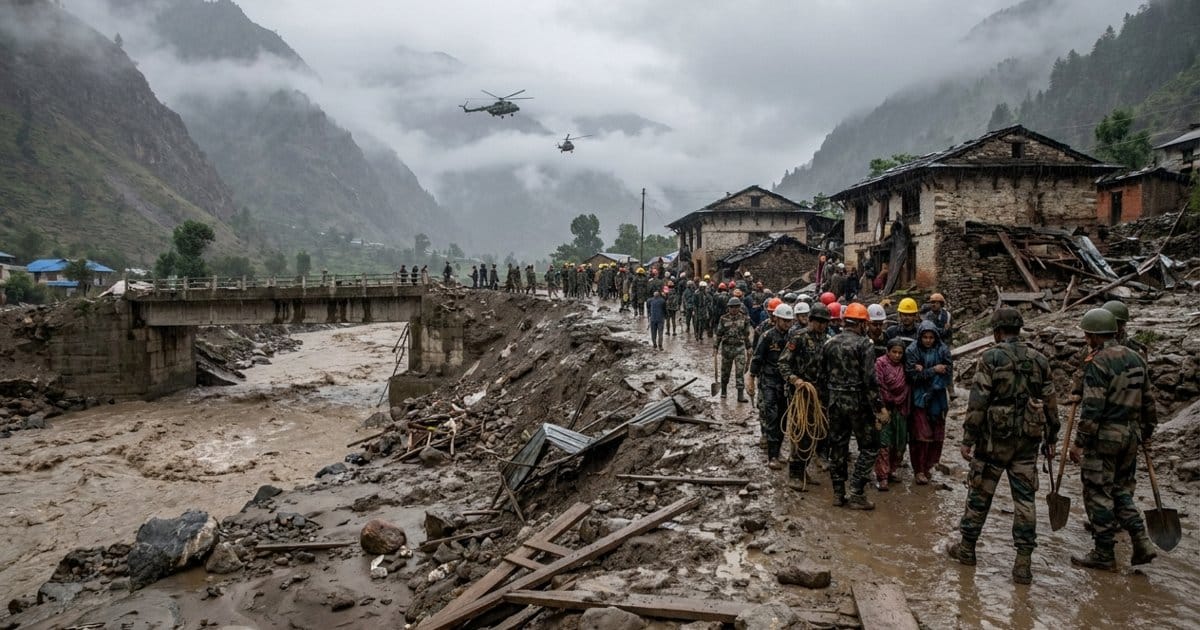 Himalaya-Flut fordert Hunderte Tote