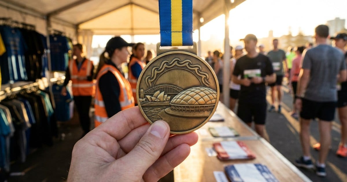 Sydney-Medaille mit Bayern-Panne