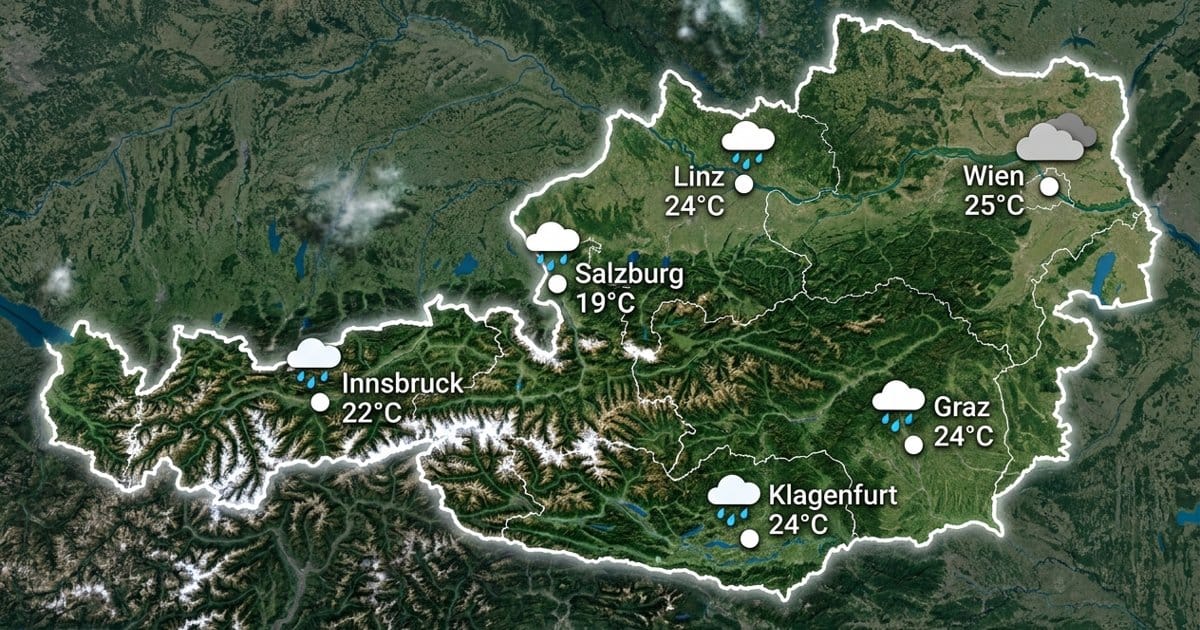 Österreich: nass und mild