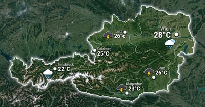 Österreich: Gewitter & Schauer