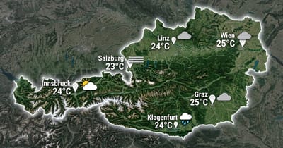 Österreich: meist bedeckt