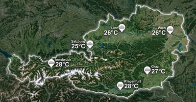 Österreich: meist bedeckt