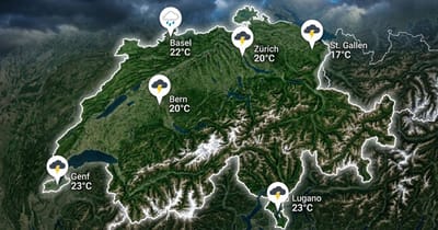 Schweiz: Viel Regen und Gewitter