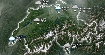 Schweiz: warm, teils Schauer