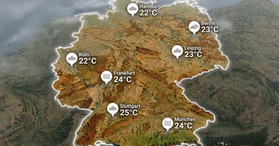 Deutschland: meist bedeckt