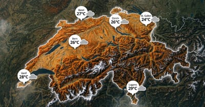 Schweiz: meist bedeckt, mild